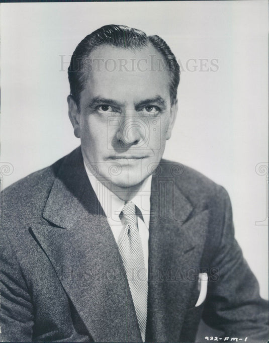 1978 Hollywood Actor & Movie Star Fredric March Press Photo - Historic Images