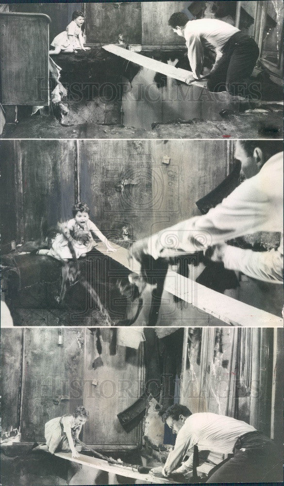 1960 Hollywood Actors Tammy Marihugh/Robert Stack in The Lost Voyage P ...