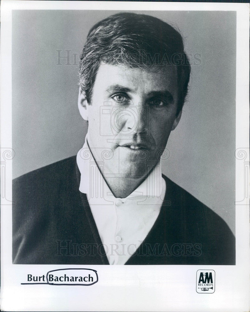 1985 Musician &amp; Composer Burt Bacharach Press Photo - Historic Images