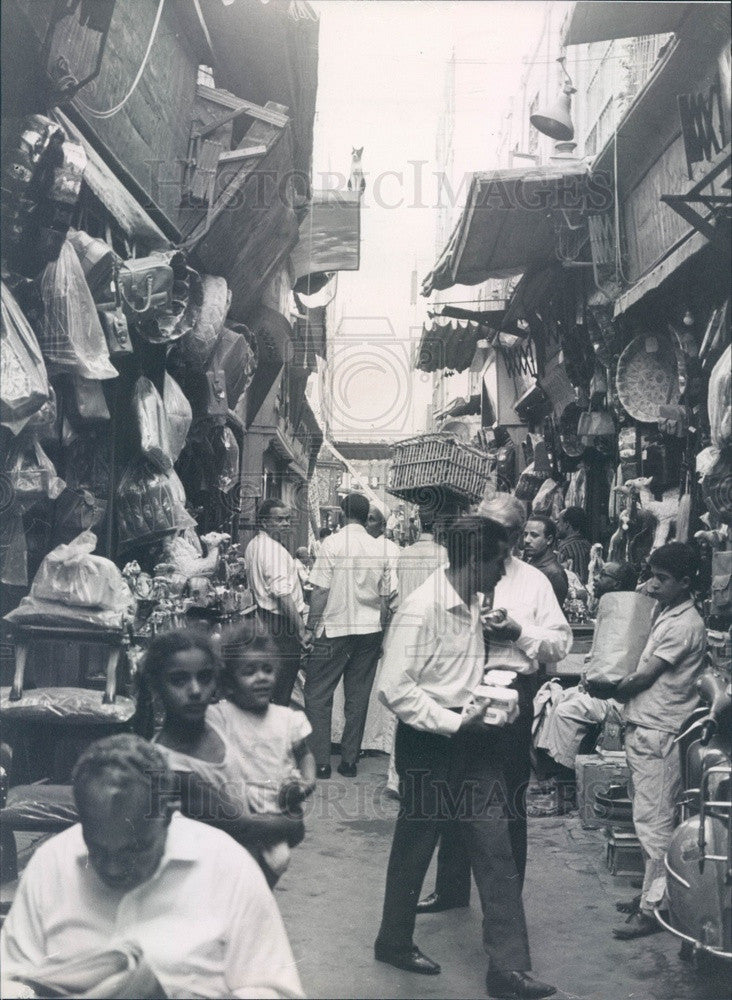 1969 Cairo, Egypt Market Press Photo - Historic Images