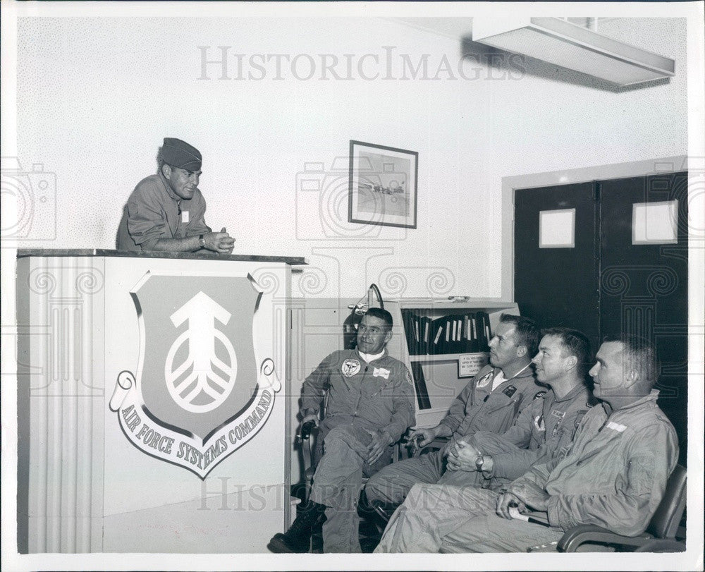 Undated Eglin Air Force Base, Florida Test Pilots Press Photo - Historic Images