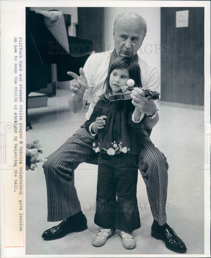 1974 St. Petersburg Florida Eckerd College Suzuki Violin Workshop Press Photo - Historic Images