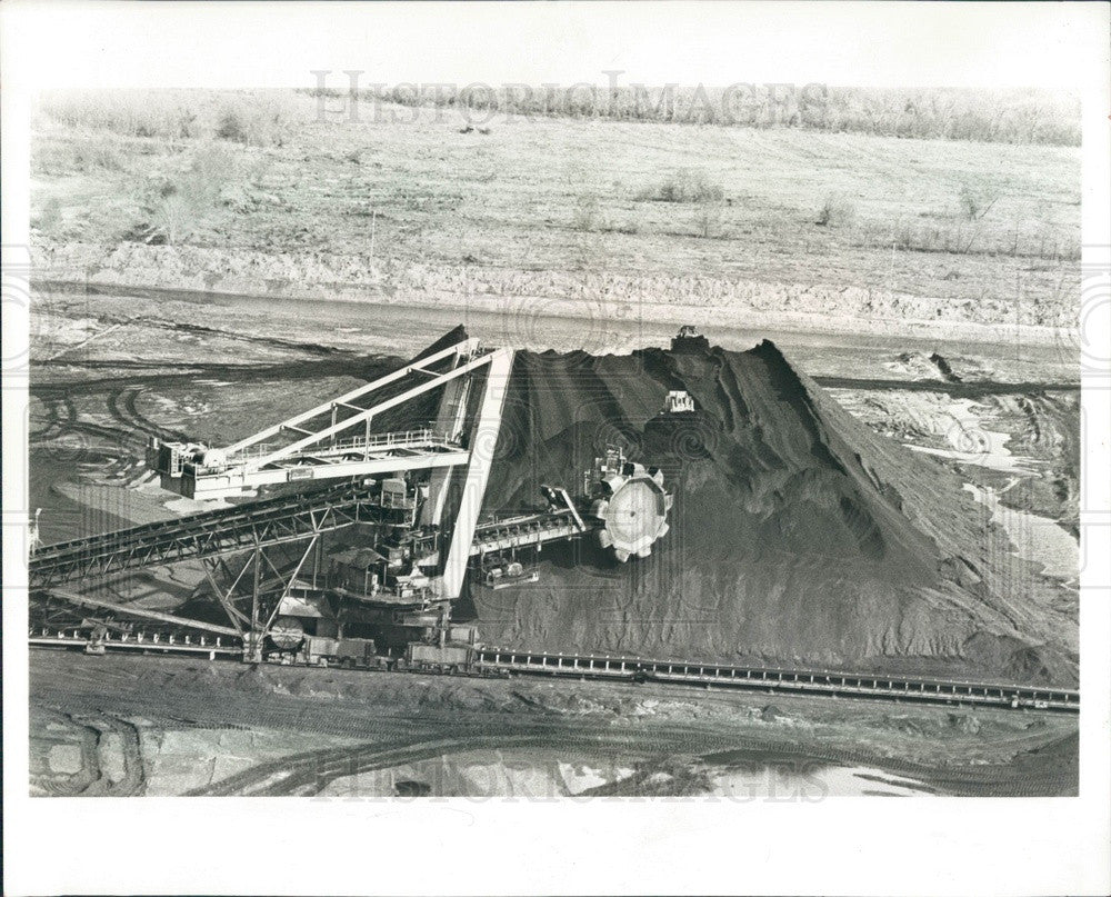 1984 Davant, LA Electro-Coal Transfer Corp 440-Ton Mechanical Shovel Press Photo - Historic Images