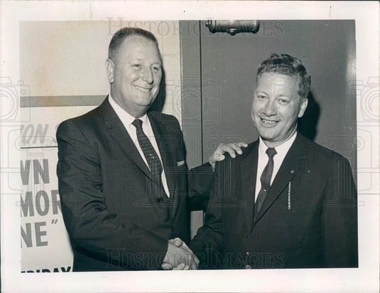 1961 St. Petersburg Florida Mayoral Candidates Burroughs & Goldner Press Photo - Historic Images