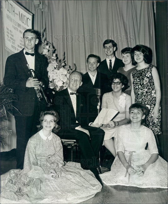 1965 Florida, Palmetto High School American Field Service Performers Press Photo - Historic Images