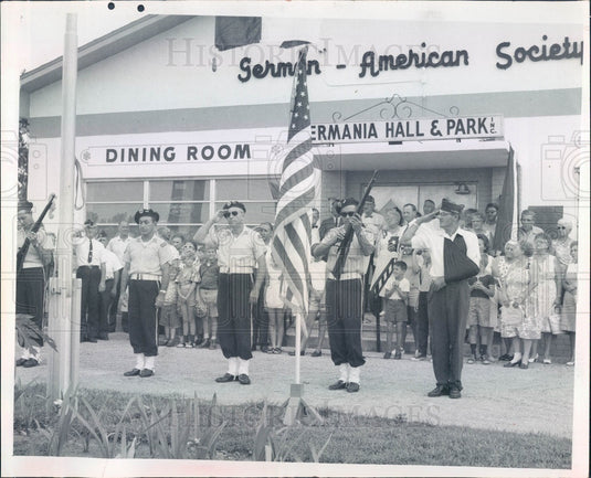 1967 Pinellas Park, Florida American Legion Post 104 Color Guards Press Photo - Historic Images