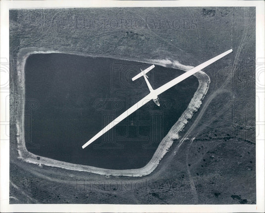 1975 Sailplane Over Arcadia, Florida Press Photo - Historic Images