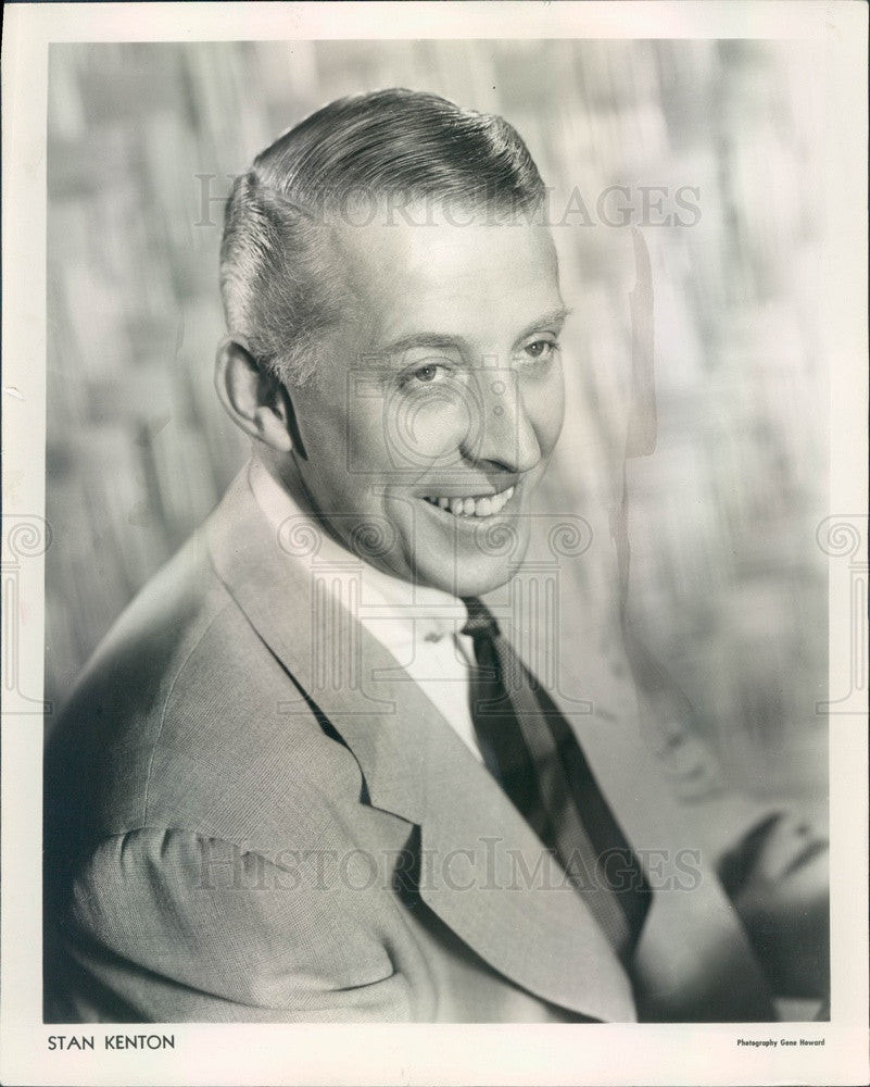 1953 Jazz Musician/Bandleader Stan Kenton Press Photo - Historic Images