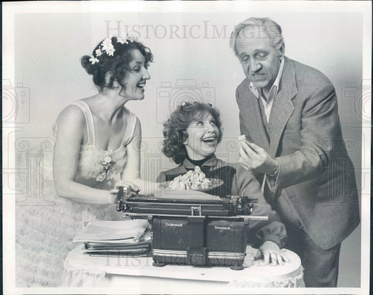 Undated Actors Audrie Neenan, Marge Kotlisky, George Womack Press Photo - Historic Images