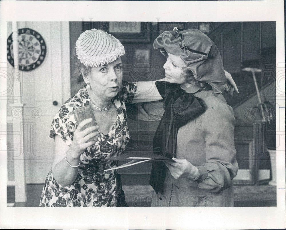 1978 Actors Betty Bryant &amp; Marge Kotlisky Press Photo - Historic Images
