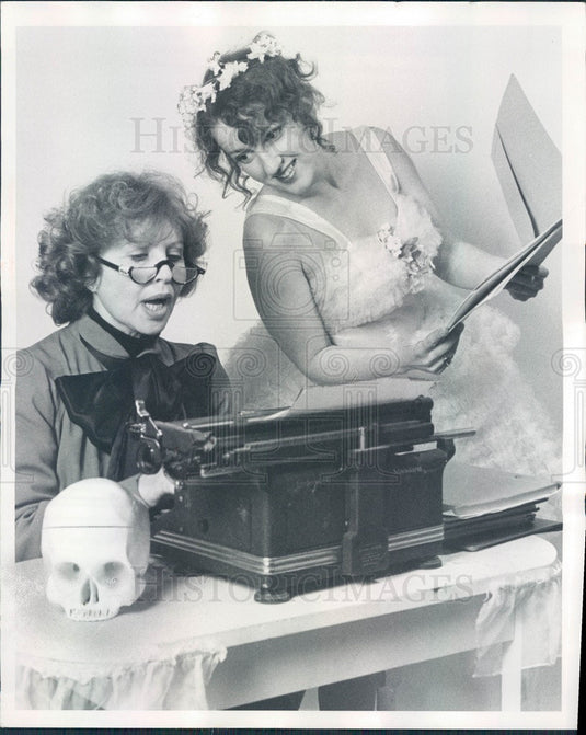 1978 Actors Audrie Neenan & Marge Kotlisky Press Photo - Historic Images