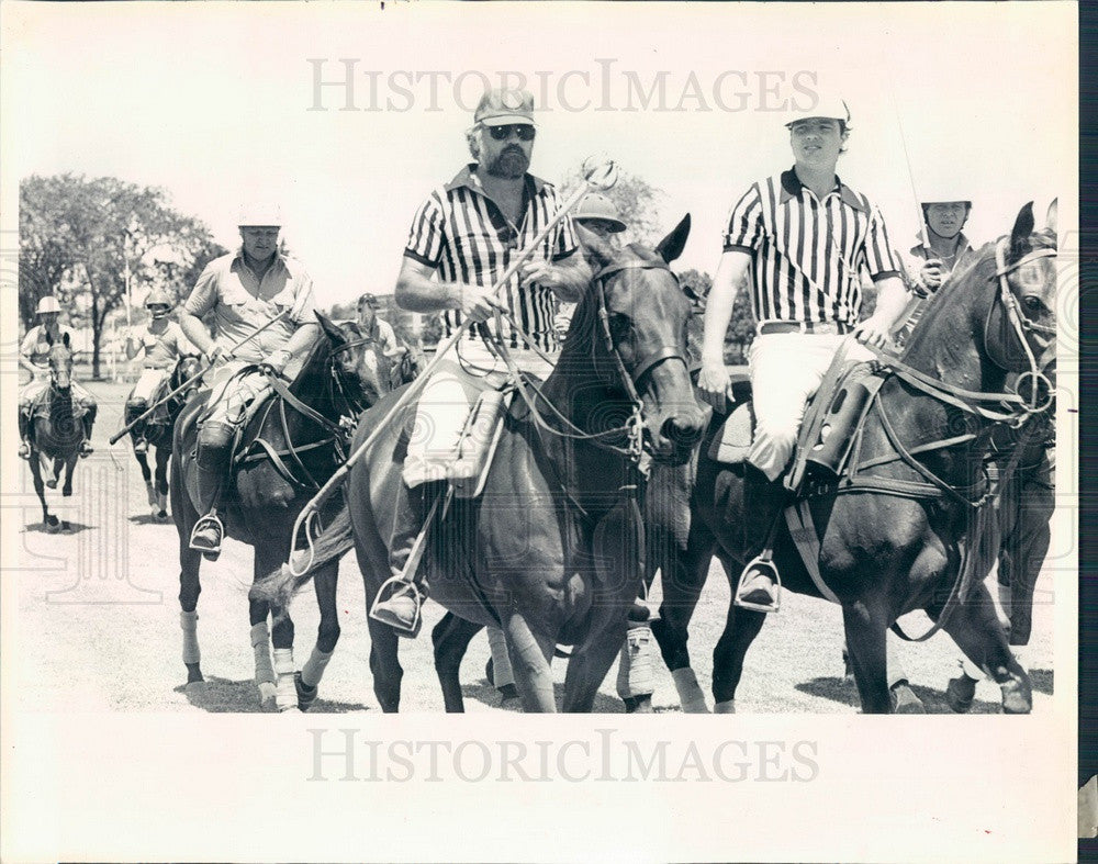 1984 Chicago, Illinois Oak Brook Polo Club Press Photo - Historic Images