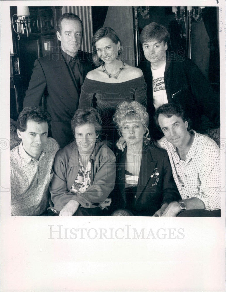 1990 Actors P Hartman/J Hooks/ M Myers/ K Nealon/D Carney/D Miller Press Photo - Historic Images