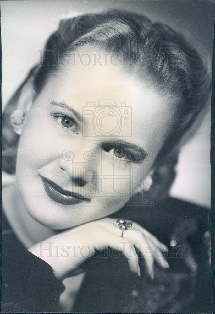1947 Hollywood American Actress &amp; Movie Star Marilyn Erskine Press Photo - Historic Images