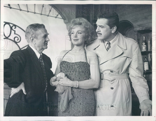 1961 Hollywood American Actors Edie Adams/Ernie Kovacs Press Photo - Historic Images