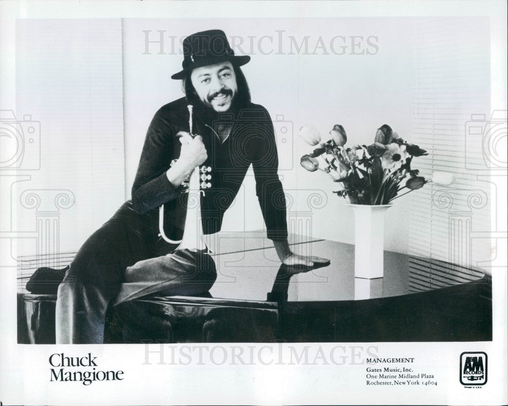 1981 American Musician Flugelhorn Player/Composer Chuck Mangione Press Photo - Historic Images
