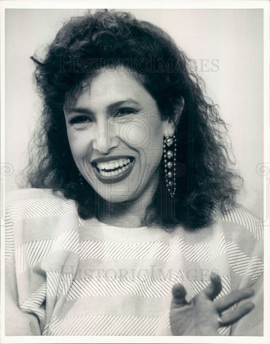 1987 Hollywood American Singer/Song-Writer/Actor Melissa Manchester Press Photo - Historic Images