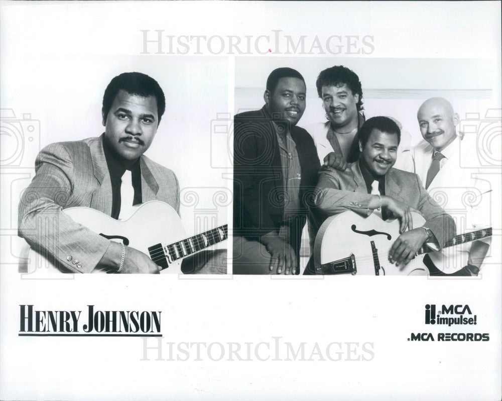 1998 Jazz Guitarist Henry Johnson Press Photo - Historic Images