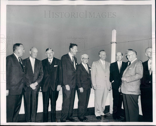 1958 Midwest Newspaper Publishers & Russian Ambassador Menshikov Press Photo - Historic Images