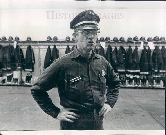 1970 Prospect Heights, IL Volunteer Fire Department, Almon Stephens Press Photo - Historic Images