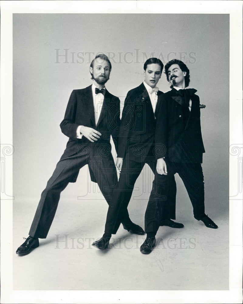 1972 Actors Joe Vest, Frank Thompson &amp; Mark Petrakis in Chicago, IL Press Photo - Historic Images