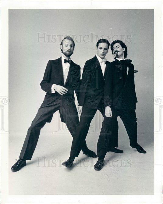 1972 Actors Joe Vest, Frank Thompson & Mark Petrakis in Chicago, IL Press Photo - Historic Images
