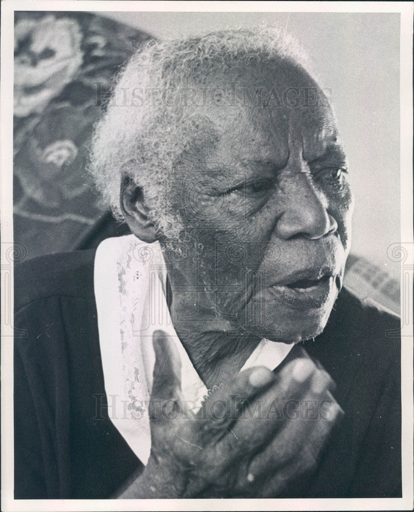 1968 Colorado Pioneer Black Homesteader Lulu Mae Craig Press Photo - Historic Images