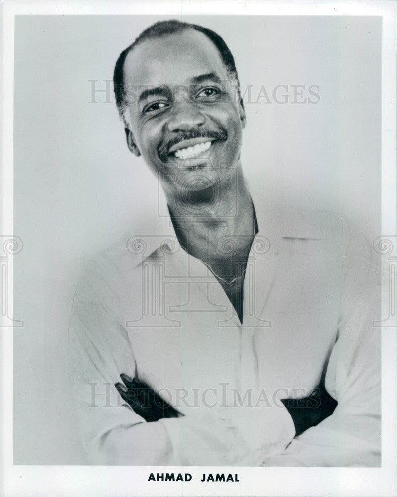 1984 Jazz Pianist Ahmad Jamal Press Photo - Historic Images