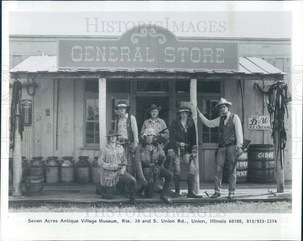 1984 Union, Illinois Seven Acres Antique Village Museum Press Photo - Historic Images