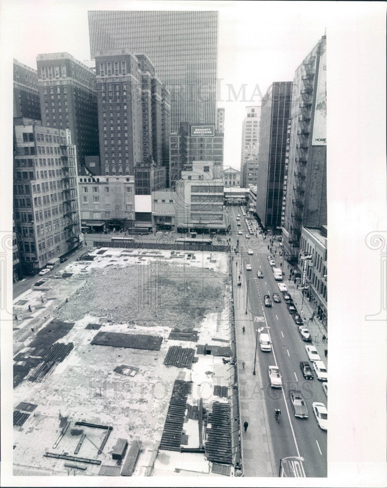 1989 Chicago, Illinois New Second Tallest Building Site on Adams Press Photo - Historic Images