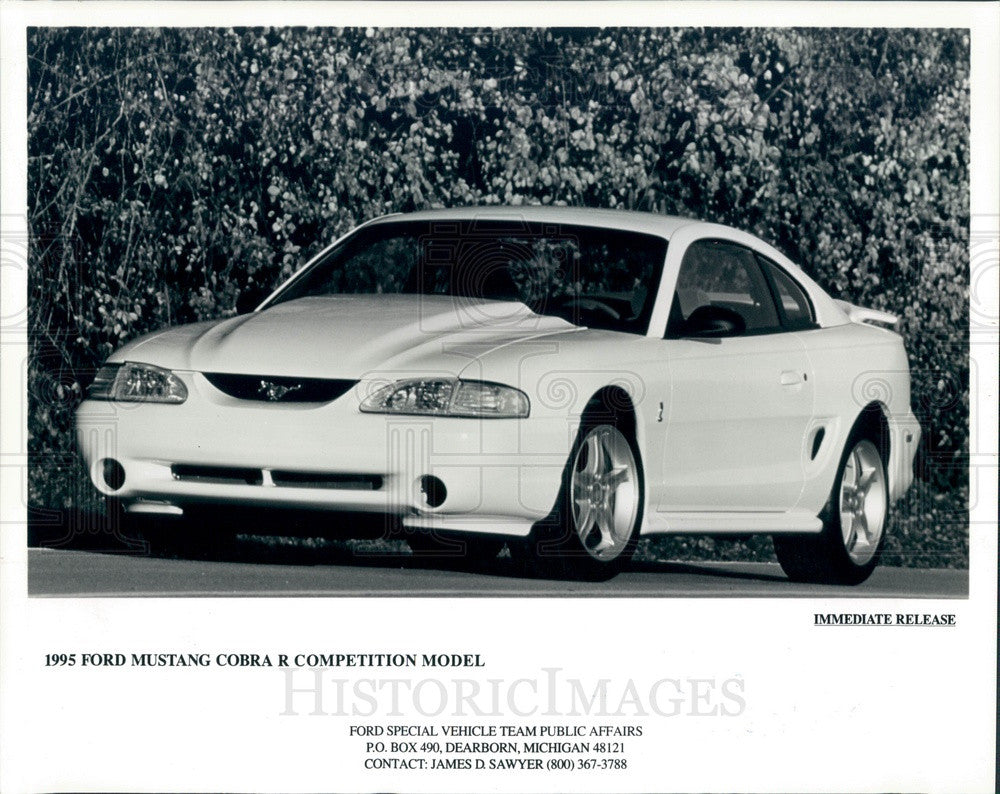 1995 Ford Mustang Cobra 1995 Limited Edition Press Photo - Historic Images