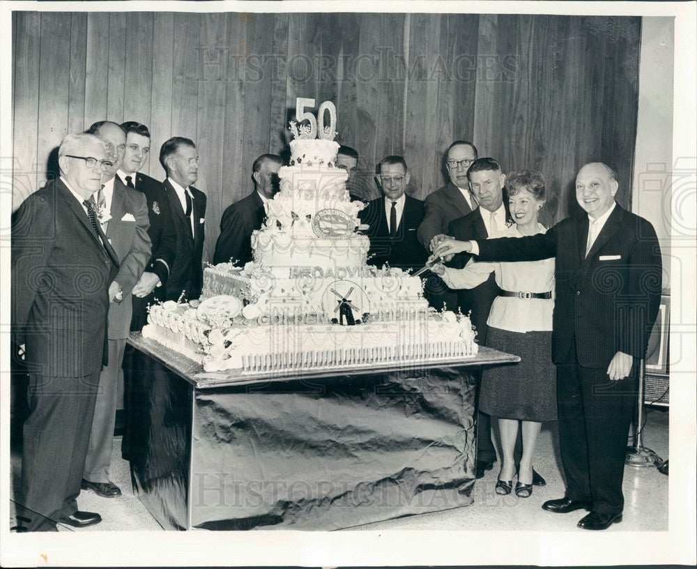 1964 Chicago, Illinois Village of Broadview 50th Anniversary Press Photo - Historic Images