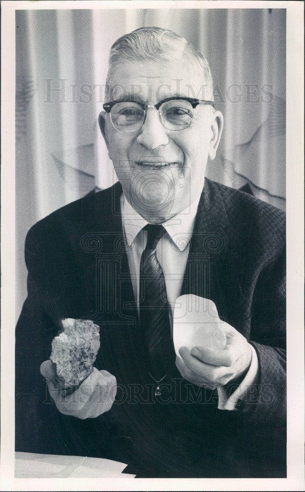 1968 Denver CO Argenzio Brothers Jewelers Co-Founder Victor Argenzio Press Photo - Historic Images