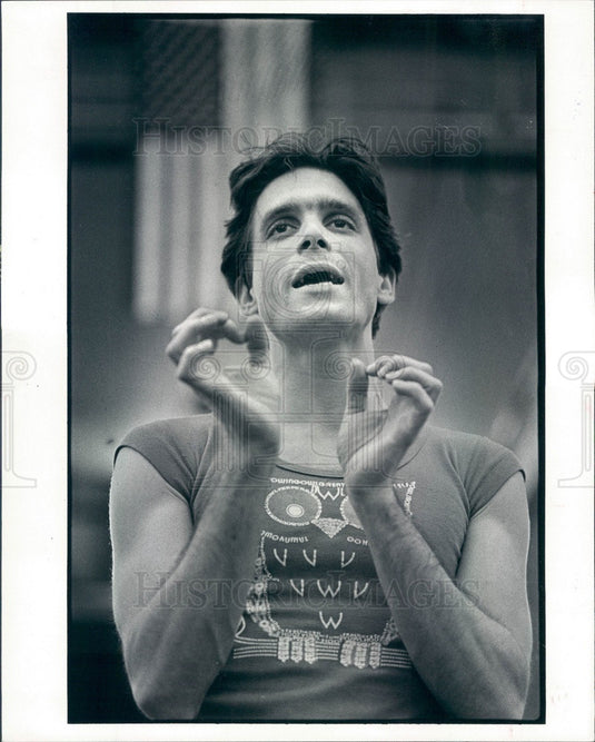 1981 Choreographer Matthew Diamond Press Photo - Historic Images
