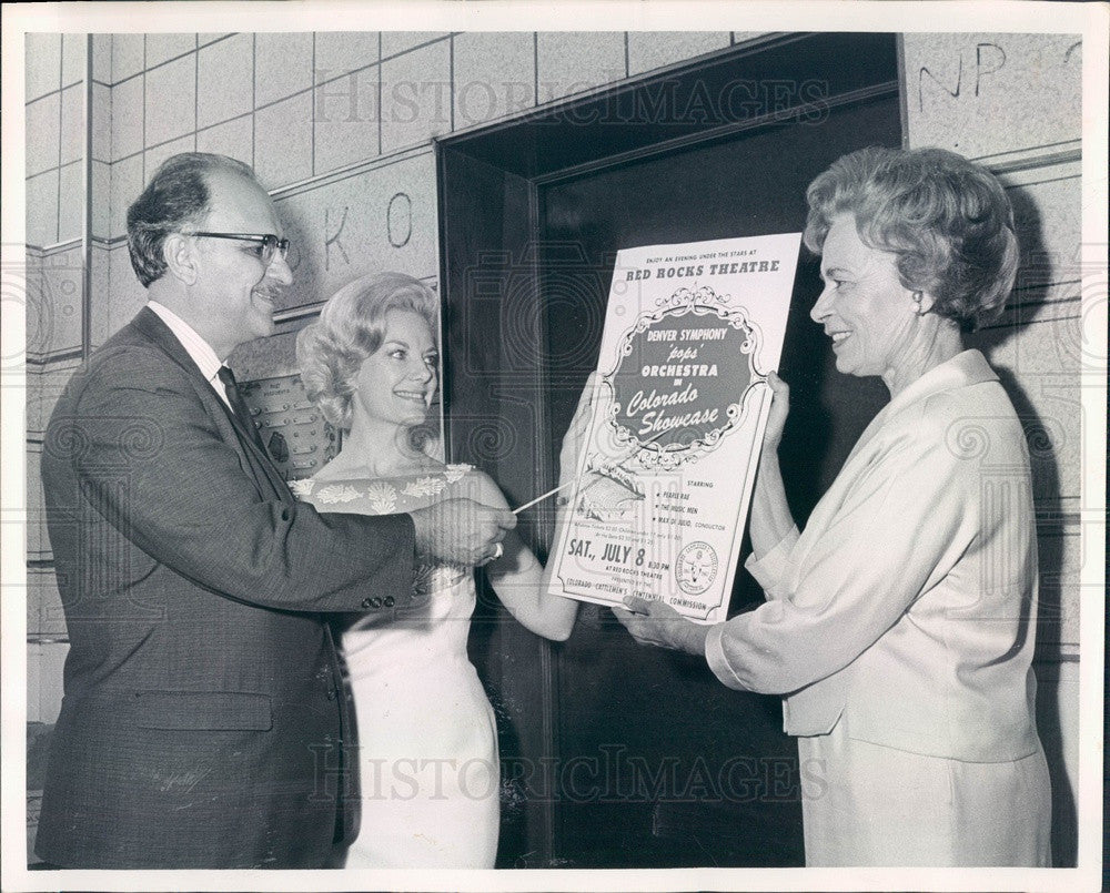 1967 Denver, CO Loretto Heights College Conductor Max Di Julio Press Photo - Historic Images