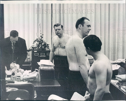 1968 IL Cook County Sheriff Joseph Woods & Anti-Riot Posse Press Photo - Historic Images