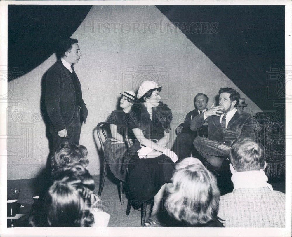 1962 Chicago Illinois Second City Theater Cast Press Photo Historic 1962-chicago-illinois-second-city-theater-cast-press-photo-historic