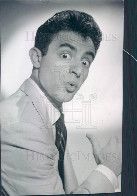 1954 Comedian Corbett Monica Press Photo - Historic Images