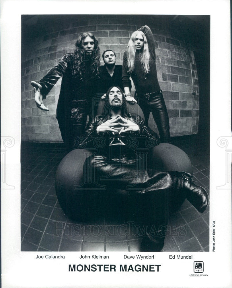 1998 Heavy Metal / Hard Rock Band Monster Magnet Press Photo - Historic Images