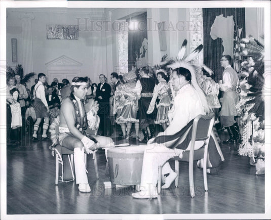 1963 Detroit, Michigan International Ball Press Photo - Historic Images