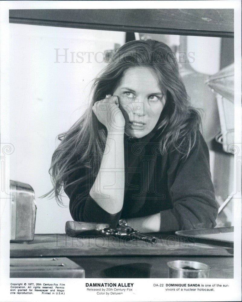 1977 French Actress Dominique Sanda Press Photo - Historic Images