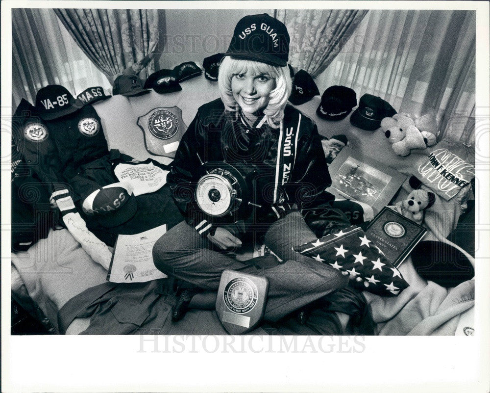 1983 Hollywood Actress &amp; Movie Star Ann Jillian Press Photo - Historic Images