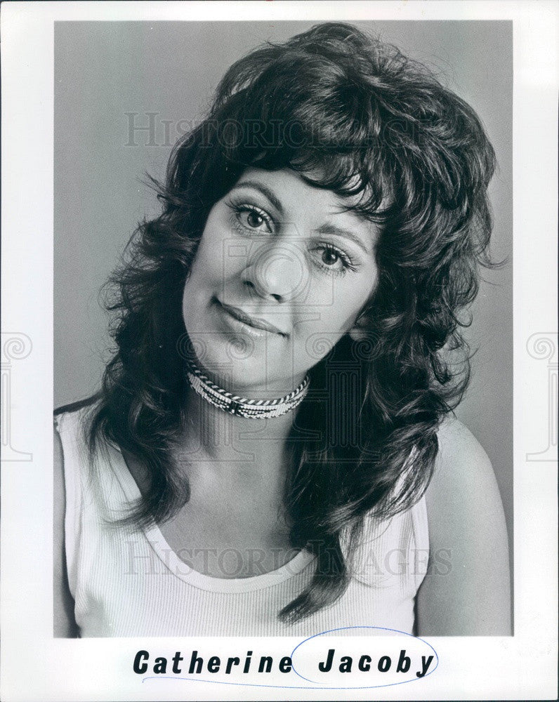 1973 Singer Catherine Jacoby Press Photo - Historic Images