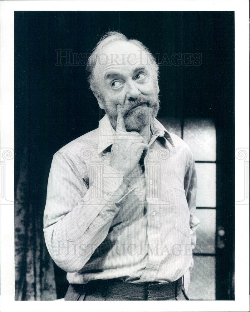 1992 Hollywood American Actor &amp; Playwright Jerome Kilty Press Photo - Historic Images