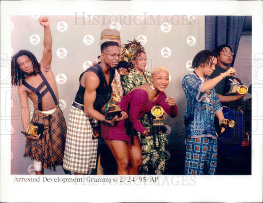 1993 Alternative Hip Hop Rap Group Arrested Development Press Photo - Historic Images