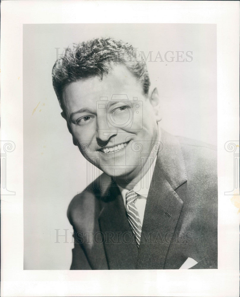 1959 English Comedian/Actor/Singer Dave King Press Photo - Historic Images