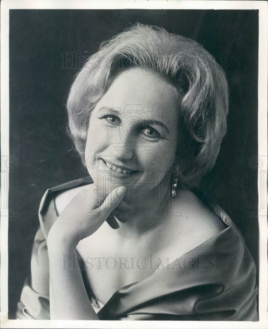1963 American Soprano Bethany Beardslee Press Photo - Historic Images