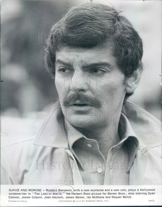 1973 Hollywood American Actor & Movie Star Richard Benjamin Press Photo - Historic Images
