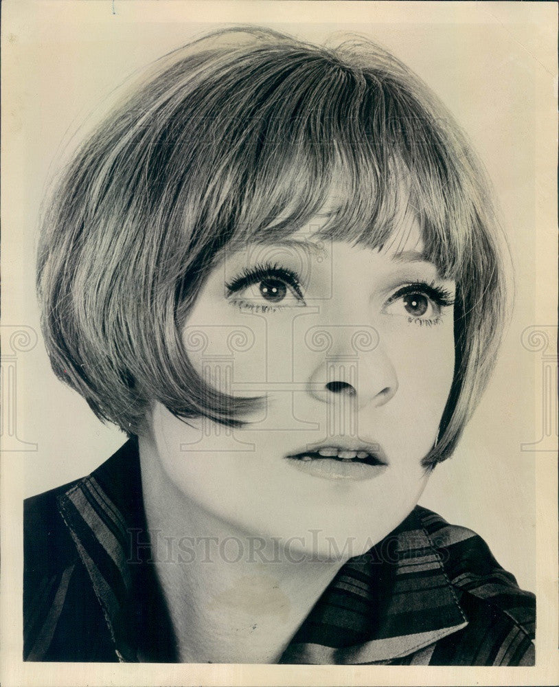 1967 Hollywood Actress &amp; Soap Opera Star Joan Bassie Press Photo - Historic Images