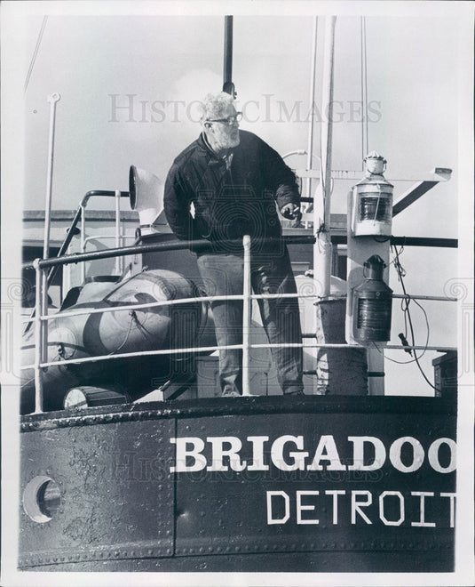 1970 Detroit, Michigan Brigadoon II & Dr. John Thomson Press Photo - Historic Images